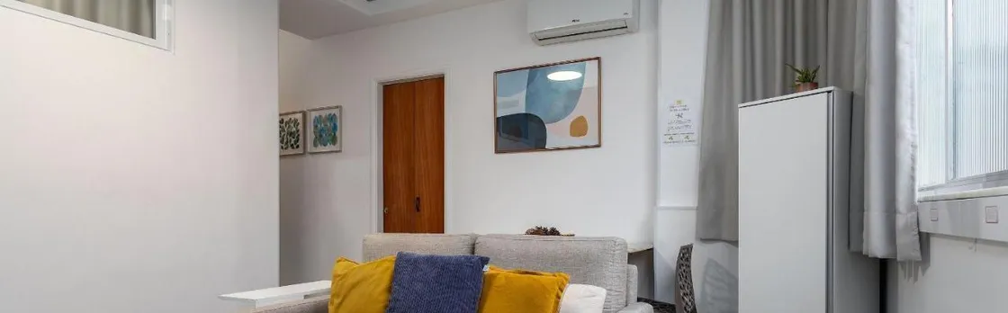 Relax Em Copacabana, Quarto E Sala, 150 Mt Da Praia, Cozinha, Maq de Lavar Roupa E Ar