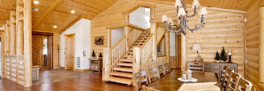 Golden OAK LOG Cabin #2206