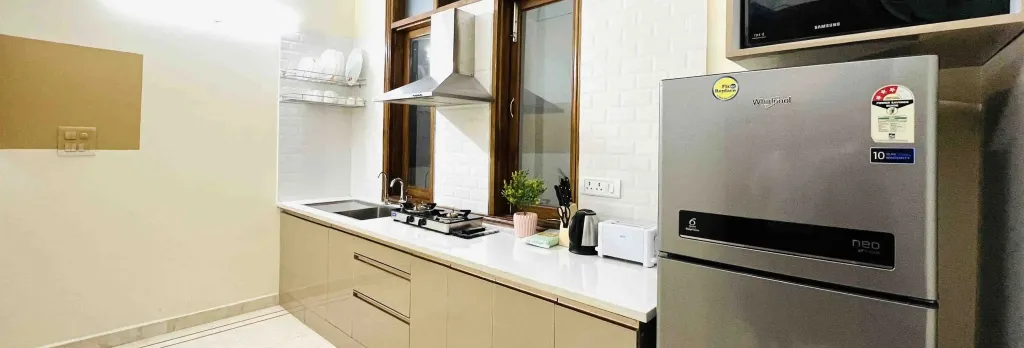 Bluo 1Bhk Green Park - Balcony, Lift, Parking
