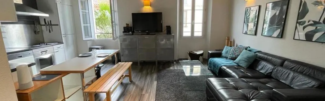 Riouffe 2 Bedroom Duplex Apartment in the Center of Cannes