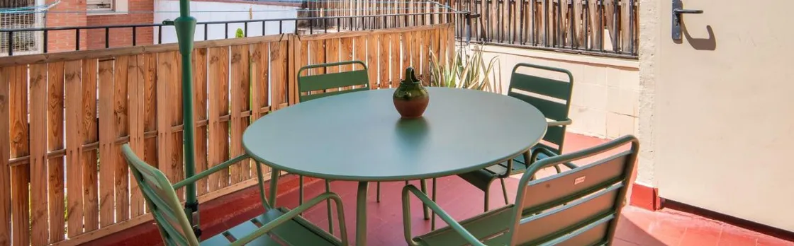 Oasis with a Terrace in the Heart of Gracia, Barcelona