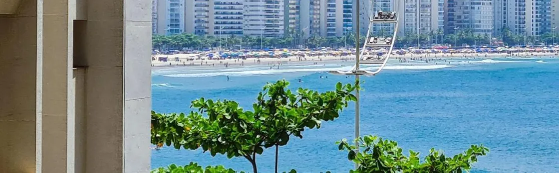 Apto 150m² Com 4 Suites de Frente Para O Mar Em Guaruja