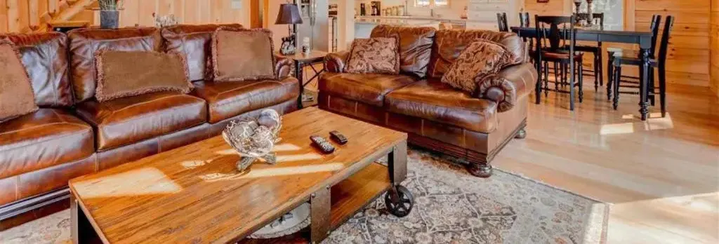OE Beautiful modern log home on 17 acres, private, views, fire pit, Ping Pong, AC