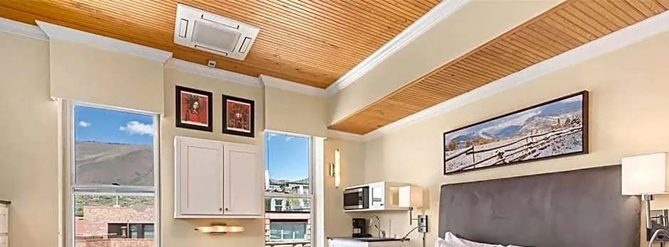 Independence Square 305, Remodeled, 3rd Floor Hotel Room in Aspen's Best Location