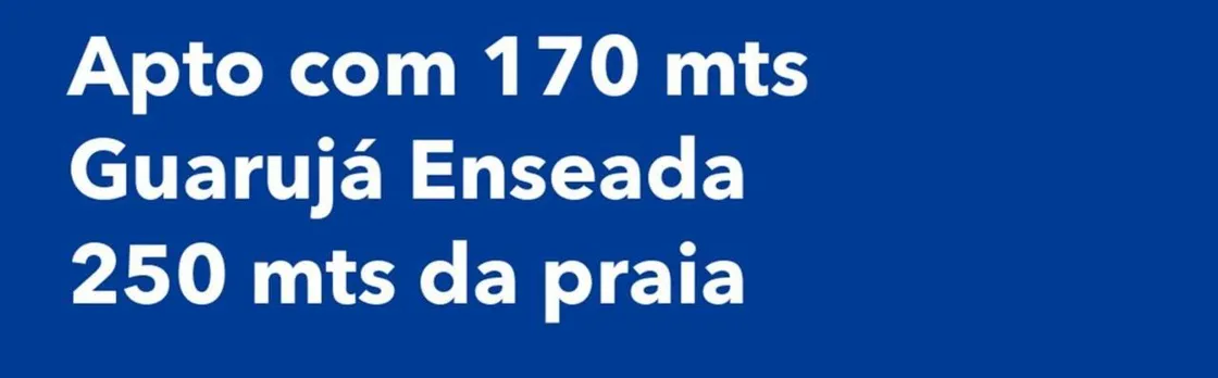 Apto Com 170 Mts Guaruja Enseada 250 Mts Da Praia