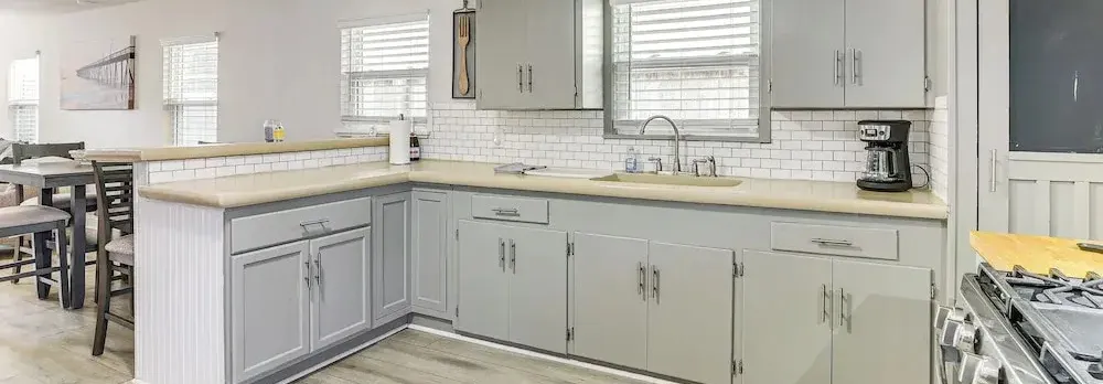 Steps to Seawall: Fenced Family Home in Galveston!