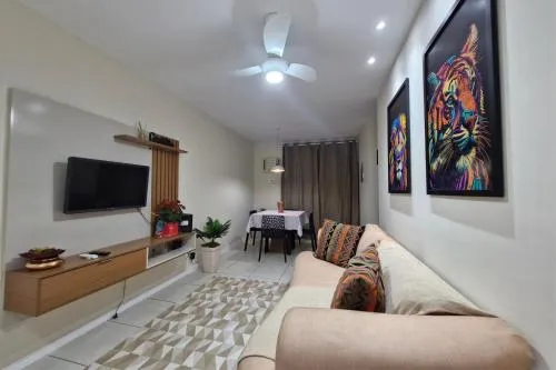 TOP BARRA OLÍMPICO! FARMASI ARENA - PARQUE AQUÁTICO MARIA LENK - ARENAS OLÍMPICAS - RIO CENTRO - GARAGEM - PORTARIA 24h - PISCINA - SAUNA - PARQUINHO INFANTIL - AR CONDICIONADO SALA E QUARTOS - TV com STREAMING, Wi-Fi