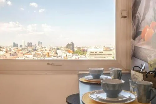 Bright W Stunning views Colon-Madrid city centre