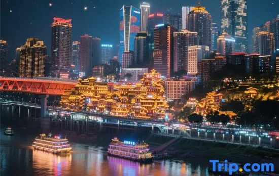 Orange Huaju Hotel (Chongqing Liziba Hongyadong Wharf Branch)