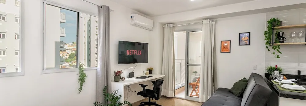 Moderno com AC piscina e academia