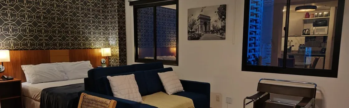 Flat Espacoso Ibirapuera Com Estrutura de Hotel Wi-Fi E Recepcao 24 Horas 9m