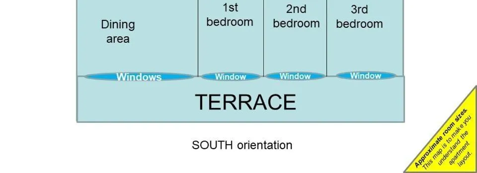 Martinez Hotel Area: Modern 3 Bedrooms W/ Terrace