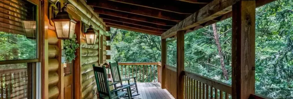 Nice View Fireplace Hot Tub Porch Bed Private