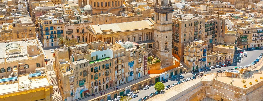 Valletta half-day guided tour with optional cathedral visit
