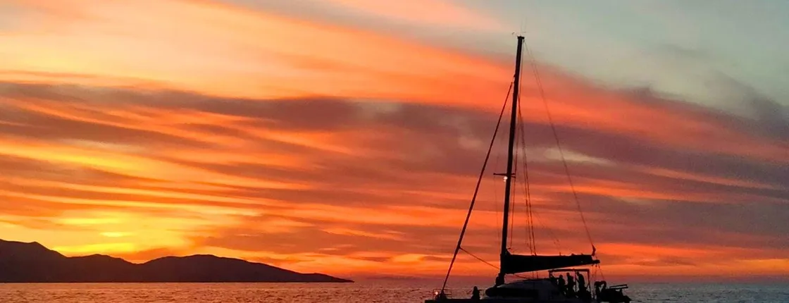 Sunset Catamaran Cruise from Rethymnon