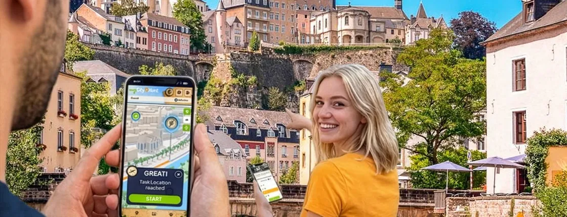 Self-guided digital scavenger hunt in Luxemburg