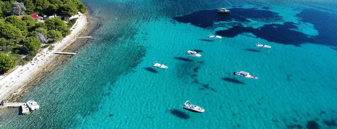 Blue Lagoon & Trogir, 3 islands half day afternoon tour