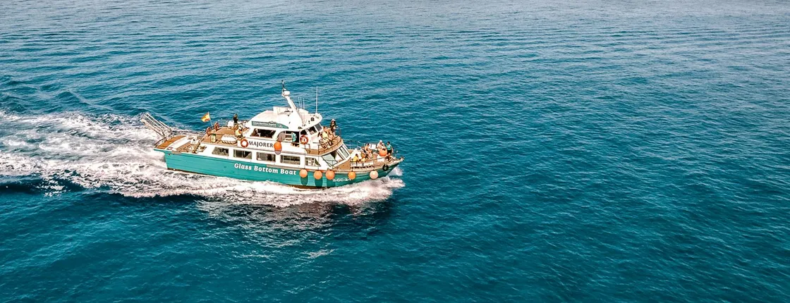 Round-trip ferry to Lobos Island with authorization from Corralejo