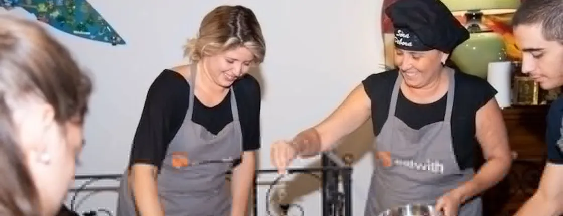 Pasta and tiramisu cooking class and dinner