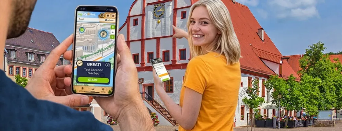 Self-guided digital scavenger hunt in Grimma