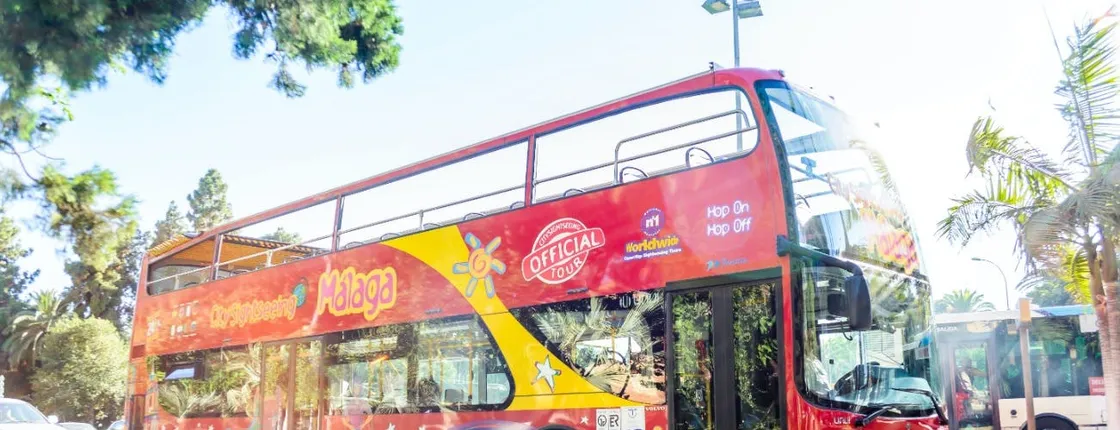 City Sightseeing hop-on hop-off bus tour of Malaga with Interactive Museum of Music (MIMMA)