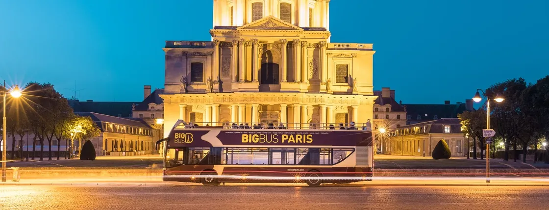 Big Bus panoramic night tour of Paris
