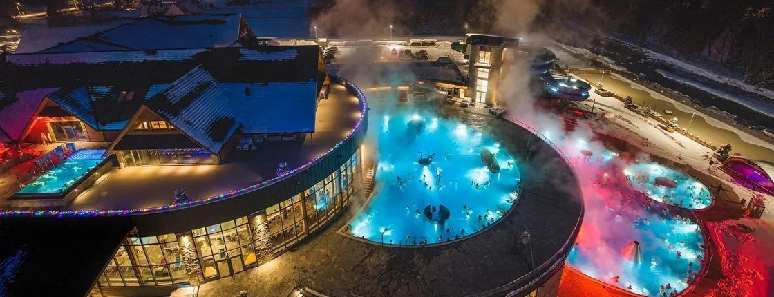 Snowmobile Ride with Thermal Pools from Krakow with Pickup