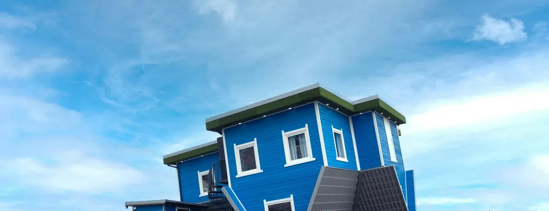 Upside Down House experience in Blackpool