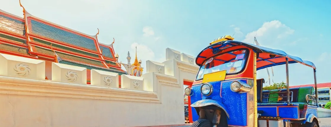Experience Bangkok with typical Thai Tuk-Tuk
