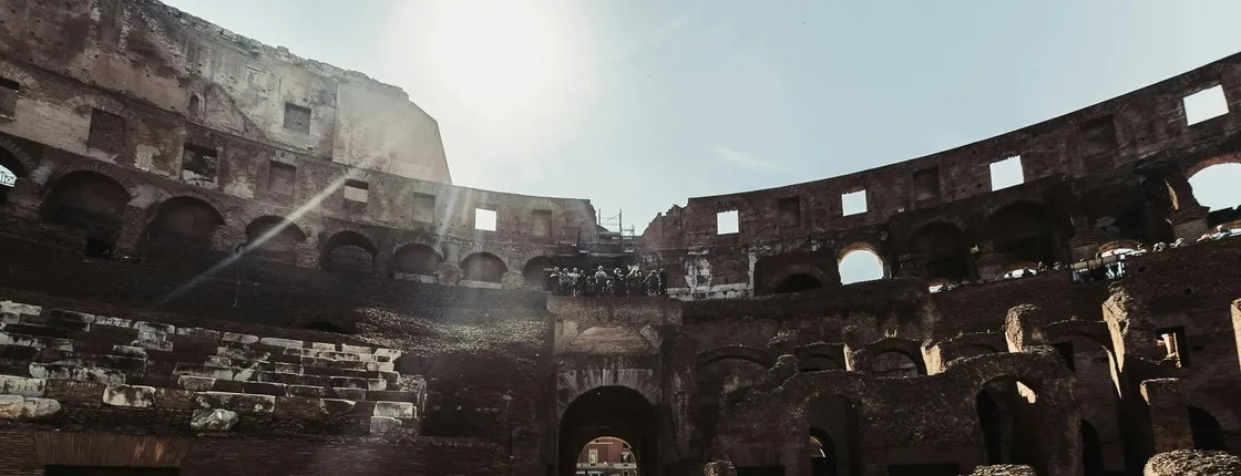 Colosseum arena floor and Roman Forum express tour