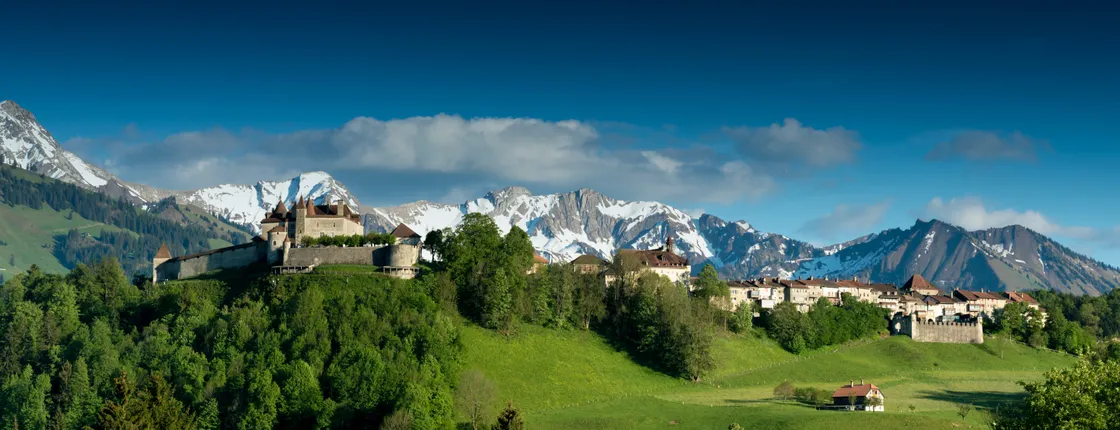 Gruyères, cheese museum and chocolate factory tour from Lausanne by bus