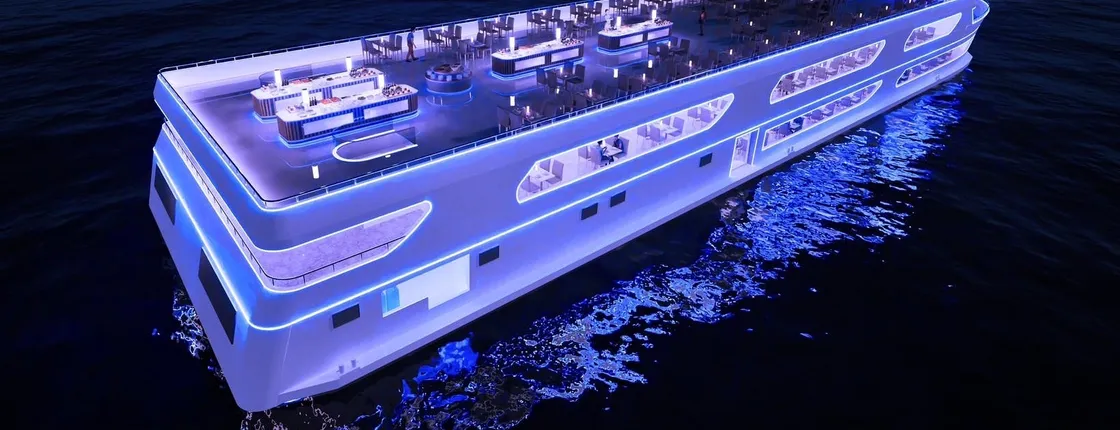 Luxury white dinner cruise