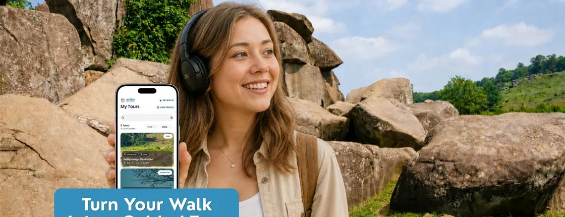 Devil's Den Gettysburg self-guided walking tour
