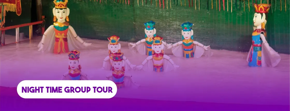 Ha Noi Vietnamese water puppet show and buffet dinner
