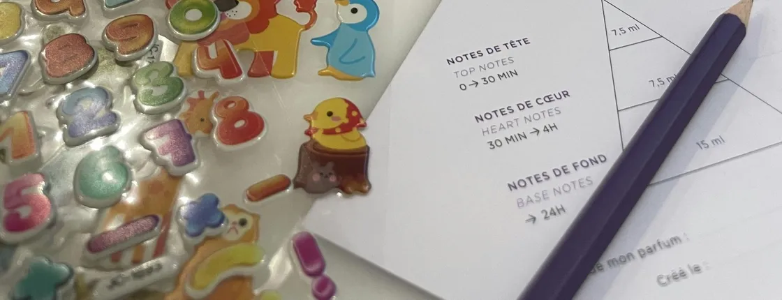 Le Petit Parfumeur kids workshop at Molinard Parfums in Paris