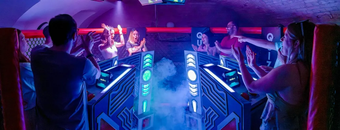 TV-Style interactive quiz challenge game in Budapest