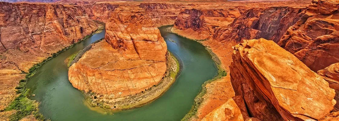 Horseshoe Bend self-guided walking tour with Page tour in Arizona