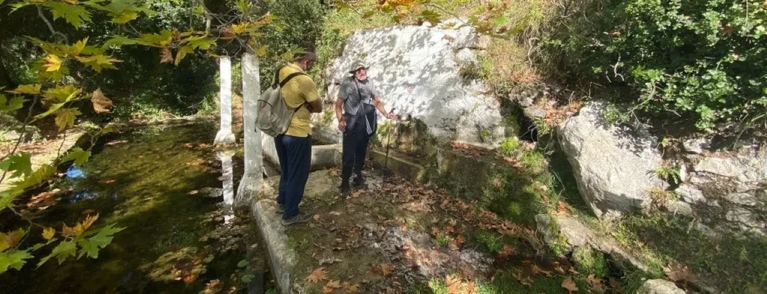 Hike on the trail of springs with olive museum visit in Lefkada