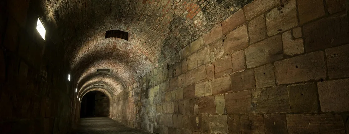 Defensive and secret passages beneath the Nuremberg castle