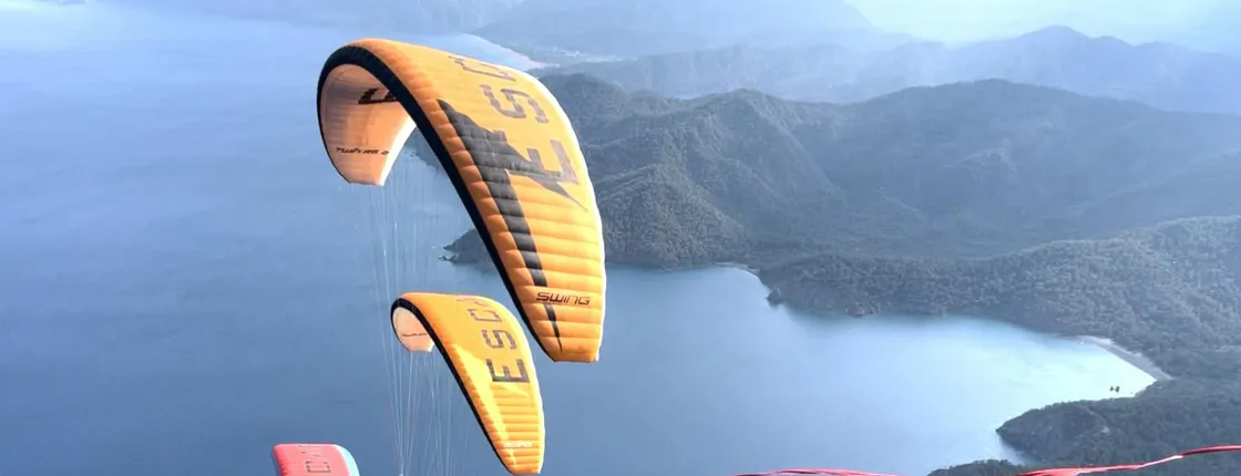 Kemer Mount Tahtali paragliding with cable car and transfer