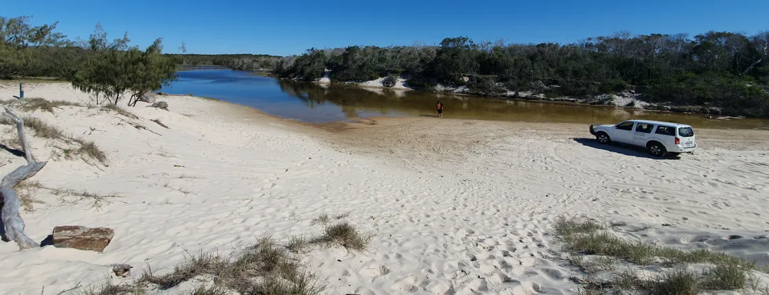 Bribie Island 4WD, kayak, beach and bunker tour