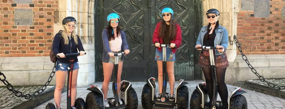 Guided Self-balancing scooter tour in Jewish Quarter Kazimierz