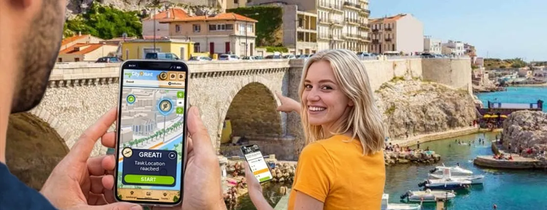 Self-guided digital scavenger hunt in Marseille Vieux-Port