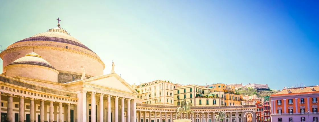Historic Naples bike tour from ancient origins to modern city