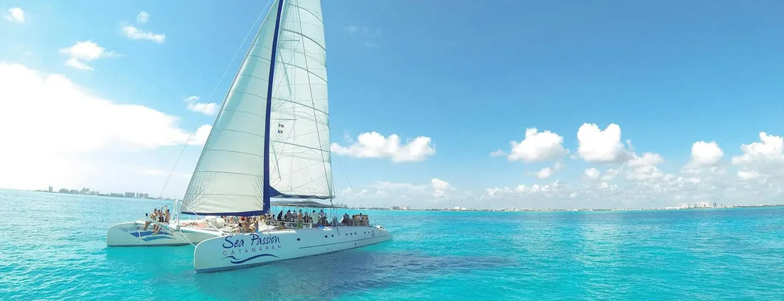 Isla Mujeres catamaran cruise experience