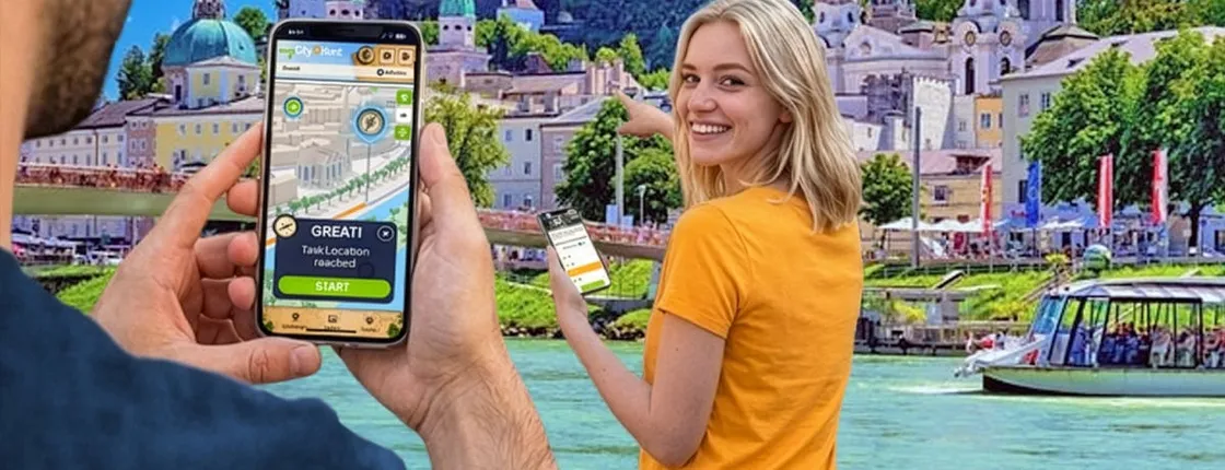Self-guided digital scavenger hunt in Salzburg
