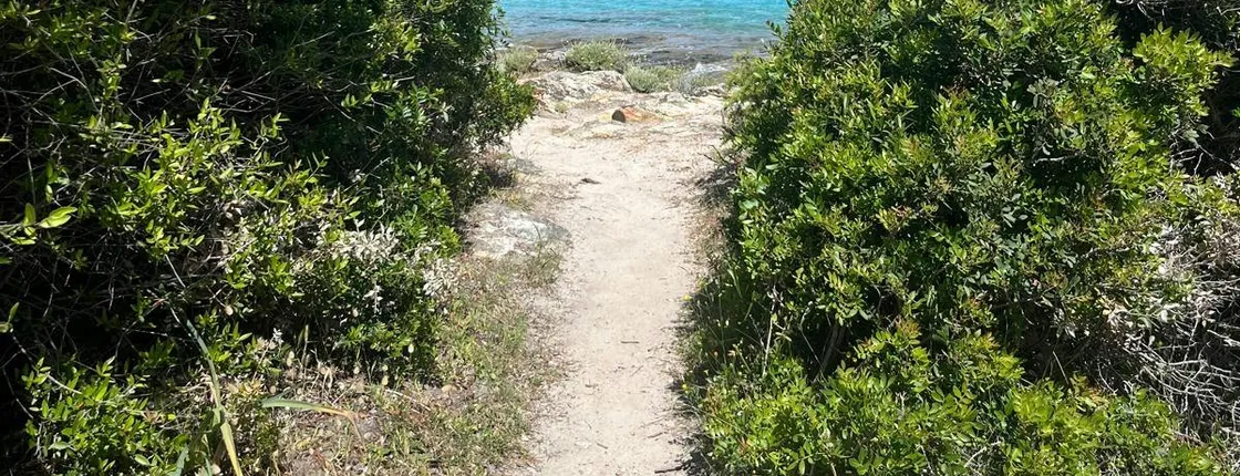 Self-guided wild coastal hike in Saint-Florent with pickup