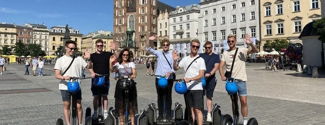 Krakow Segway hire for self-guided city exploration