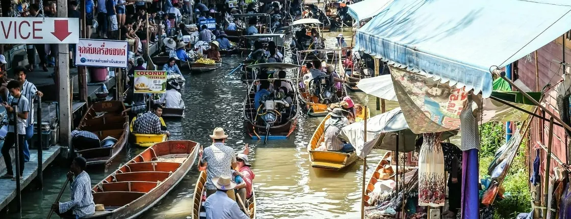 Bangkok evening markets and boat trip on a private adventure