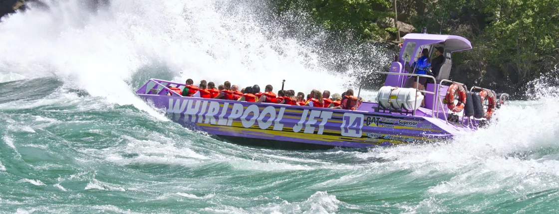 Niagara River Wet Jet boat tour with American departure